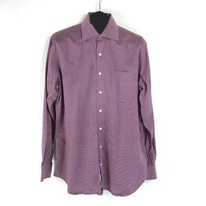 Peter Millar Casual Button Up Shirt Men's Size Large Long Sleeve 100% Cotton